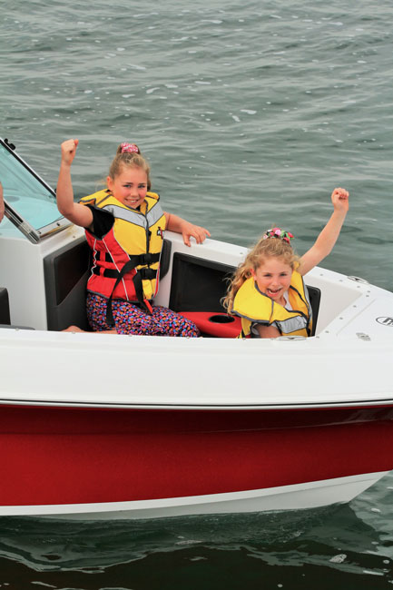 You know where the kids will go if offered bow rider seating