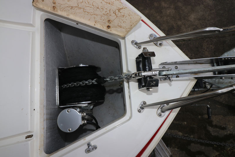 Modern anchor winches generally recommend thinner, high quality rope/rode and chain combinations