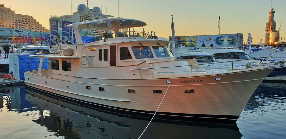 Moored boat